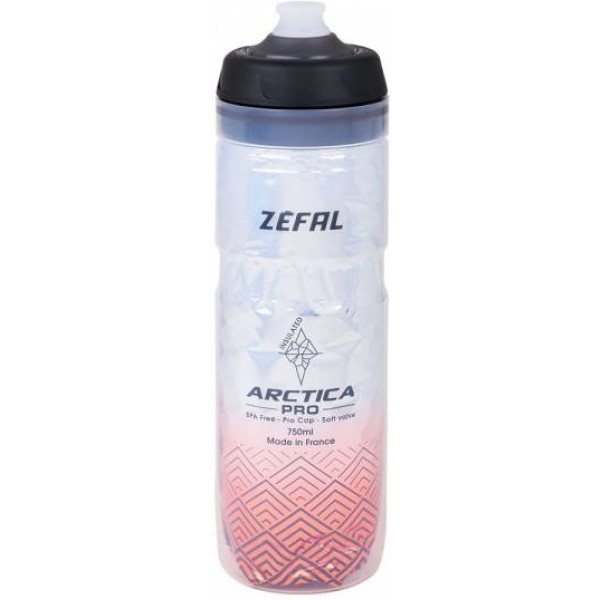 Zefal Trinkflasche Arctica Pro 75 Silber/Rot 750 ml