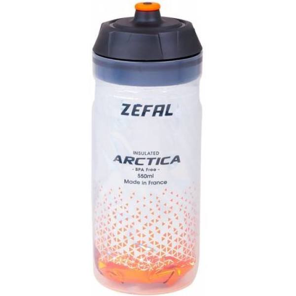 Zefal Flasche Arctica 55 Silber/Orange 550 ml