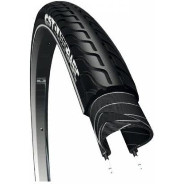 Cst Basic Tyre 28x1.50 Rigid Black Reflective (40-635)