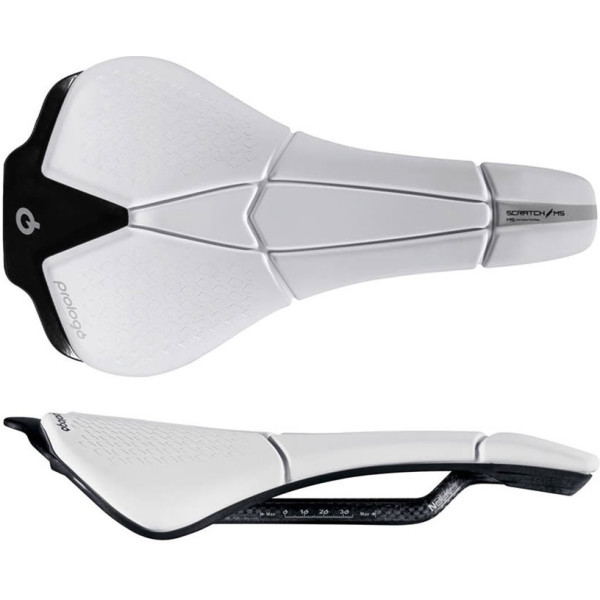 Prologo Selle Scratch M5 140 Blanc/Noir