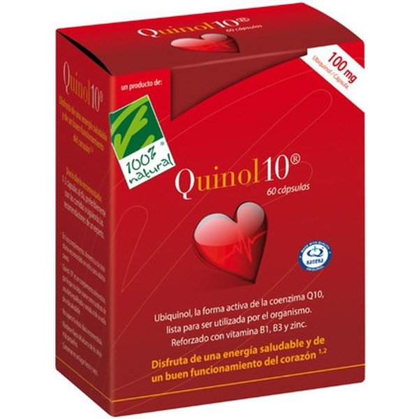 100% Naturel Quinol 10 60 Gélules 50 Mg