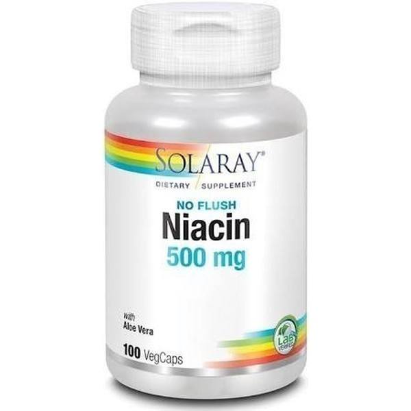 Solaray Niacine Sans Rinçage 500 Mg 100 Vcaps