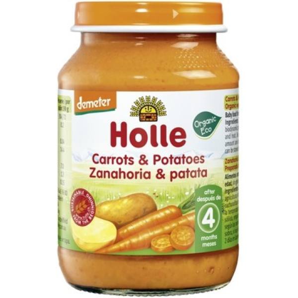Holle Potito Carote Con Patate +4 Mesi 190g