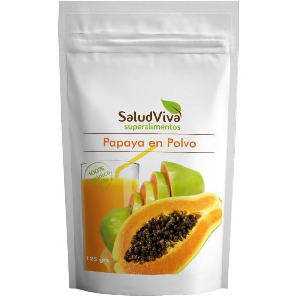 Salud Viva Papaya En Polvo 125 Grs.