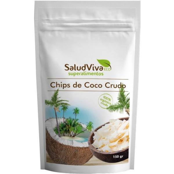 Salud Viva Chips de Noix de Coco Crues 150 Grs.