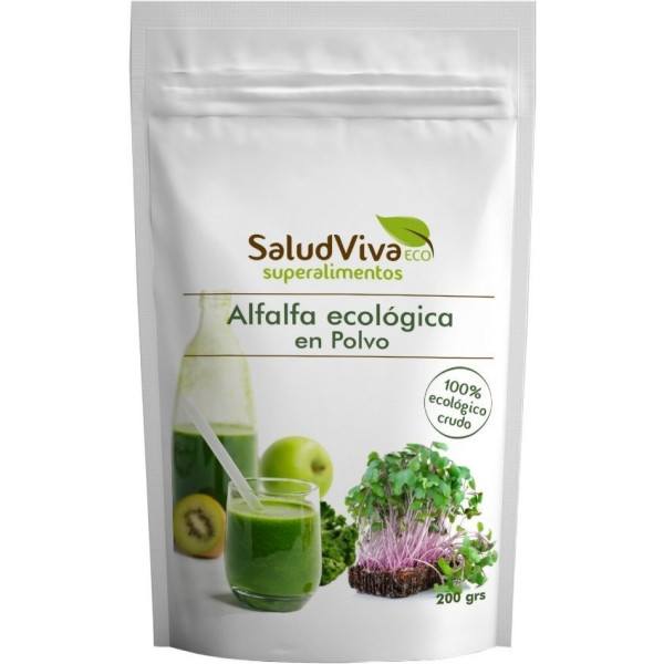 Salud Viva Alfalfa 200 Grs - Alfalfa Ecológica en Polvo