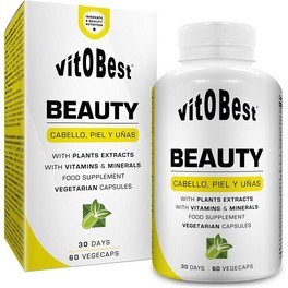 VitOBest Beauty - Cabello Piel y Uñas 60 vcaps