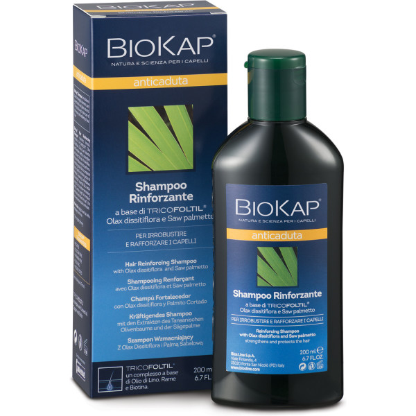 Biokap Anti-Haaruitval Versterkende Shampoo Met Tricofoltil 200 Ml