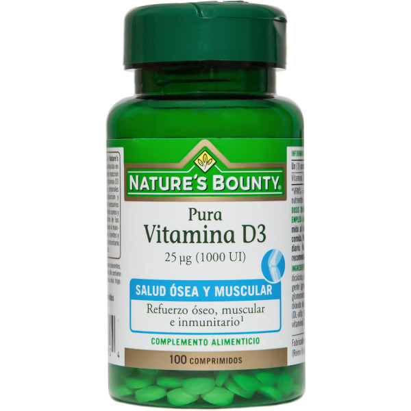 Nature's Bounty Vitamina D3 25 Mcg (1000ui) 100 Comp