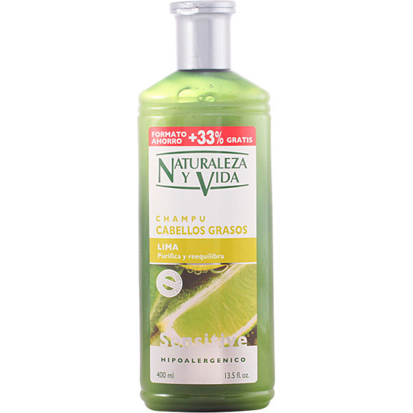 Naturaleza Y Vida Sensitive Shampoo Capelli Grassi 300+100 Ml Unisex