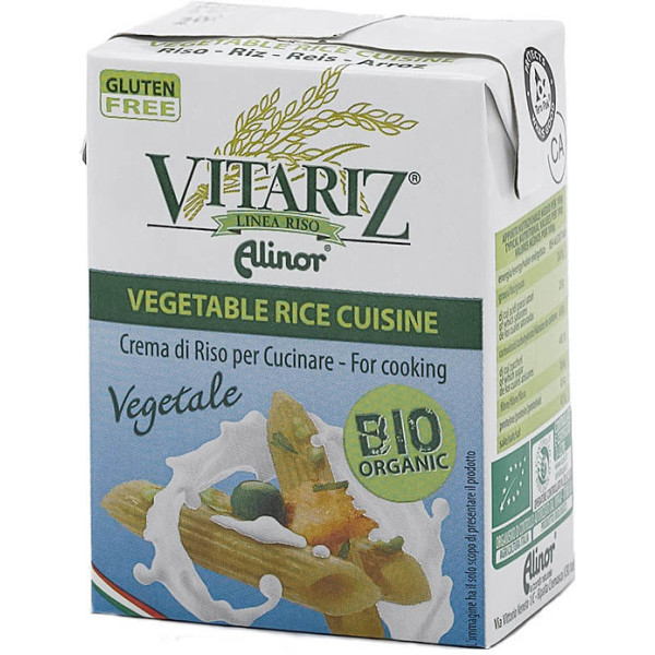 Vitariz Liquide Crème De Riz Aux Légumes Cuisine Vitariz - Sans Gluten / Agriculture Biologique 200 Ml