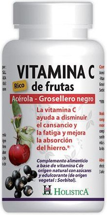 Holistische Vitamine C Vruchten 60 Comp-image