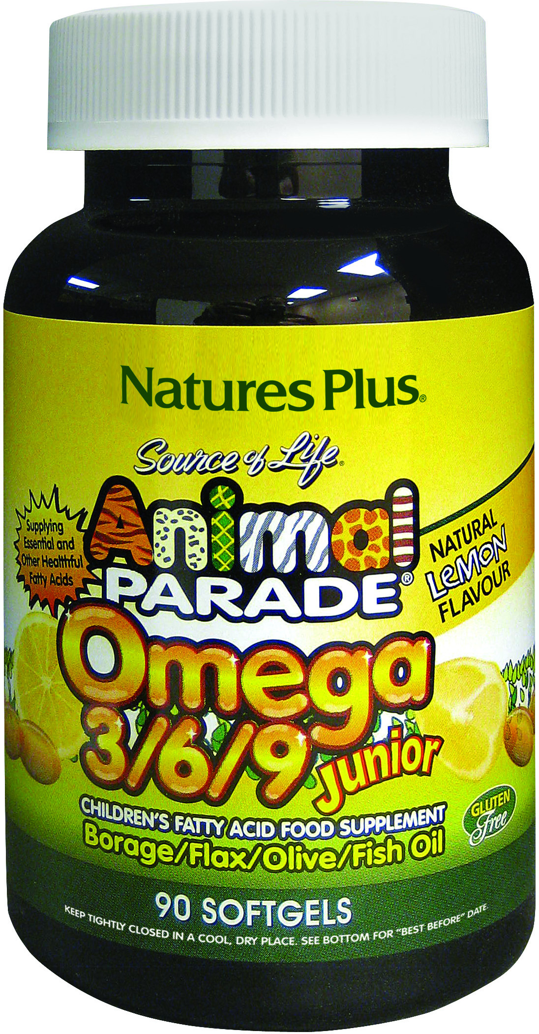 Natures Plus Animal Parade Omega 3/6/9 Junior 90 Perlas