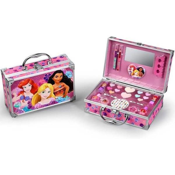 Cartoon Princesas Disney Maleta Maquillaje Lote 26 Piezas Unisex