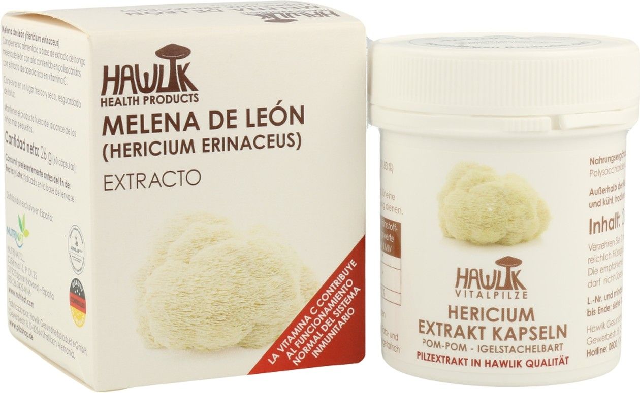 Hawlik Melena De Leon (Hericium Erinaceus) Extracto Puro-image
