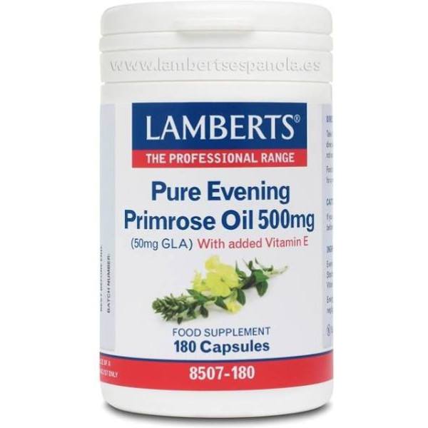 Lamberts Aceite Primula 500 Mg 180 Caps