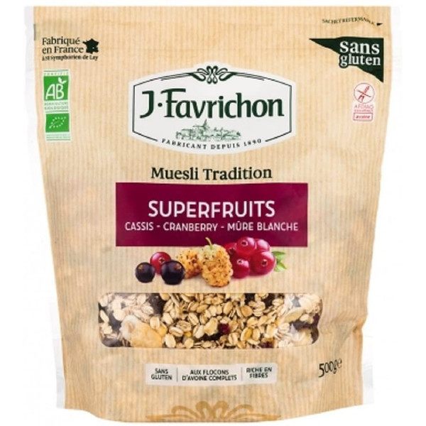 J.favrichon Muesli Tradicional Superfruit 500 G