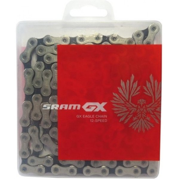 Catena Sram GX Eagle (12 velocitu00e0) Argento-Nero