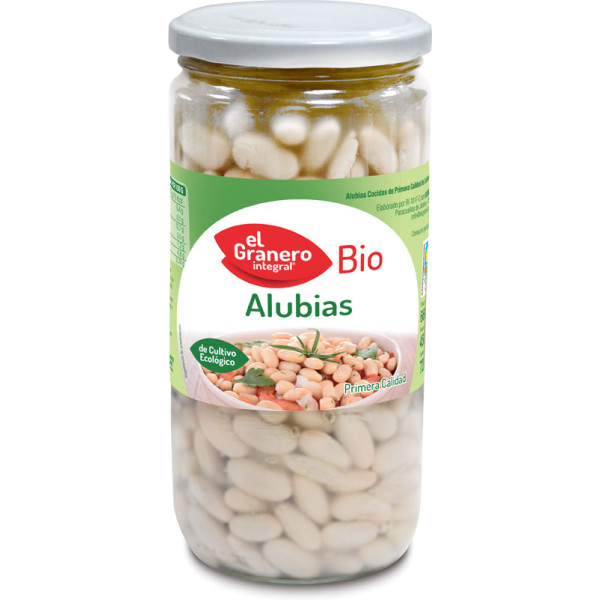 El Granero Integraal Gekookte Witte Bonen Bio 660 Gr