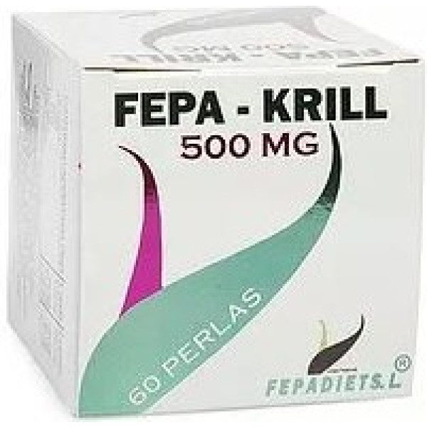 Fepa - Krill 500 Mg Avec Astaxanthine 60 Perles