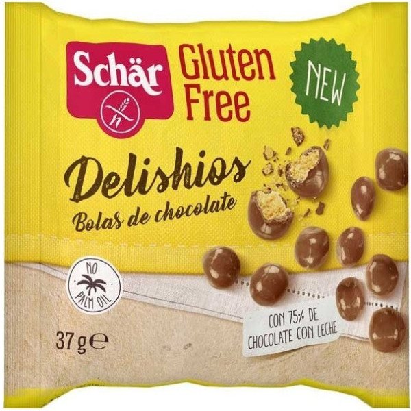 Dr. Schar Delishios Boules de Chocolat au Lait 37 Gr - Sans Gluten