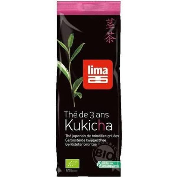 Folhas de Kukicha de Chá de Limão 150g Bio