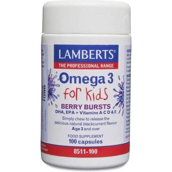 Lamberts Omega 3 per bambini Dha ed Epa 100 capsule