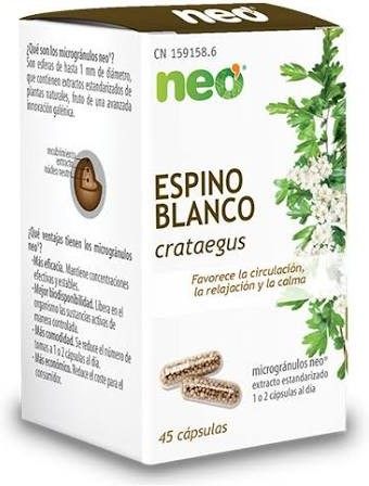 Neo - Droog Extract Van Meidoornbladeren En -Bloemen 200 Mg - 45 Capsules-image
