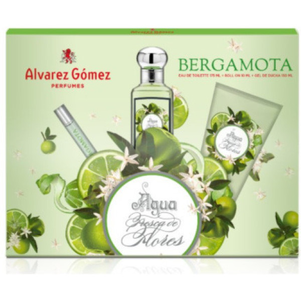 Alvarez Gomez Agua Fresca Flores Bergamota Lote 3 Piezas Unisex