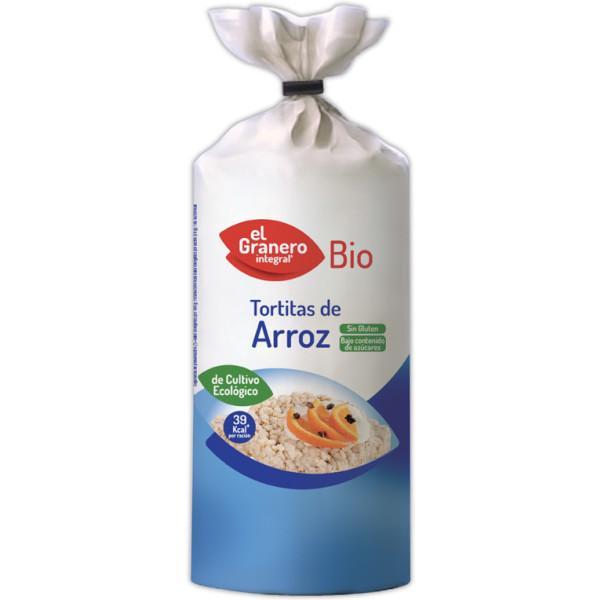 El Granero Integral Bio-Reispfannkuchen ohne Salz 115 Gr - Gesunder Snack