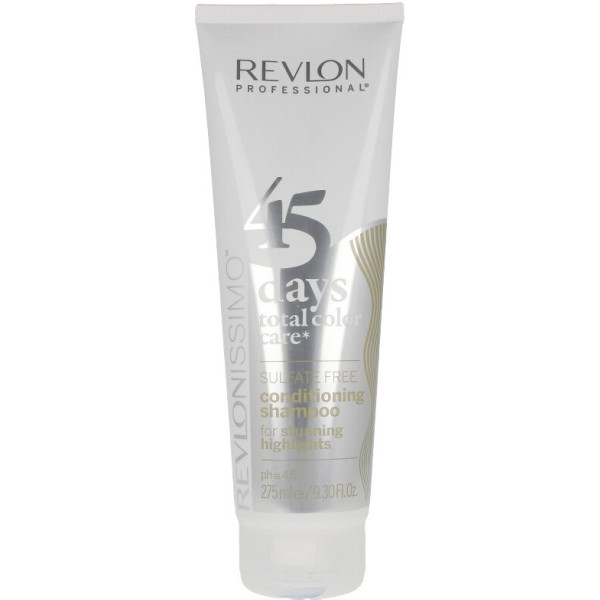 Revlon 45 Days Conditioning Atemberaubendes Shampoo für Highlights, 275 ml, Unisex