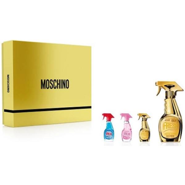 Moschino Fresh Couture Gold Lote 4 Piezas Mujer