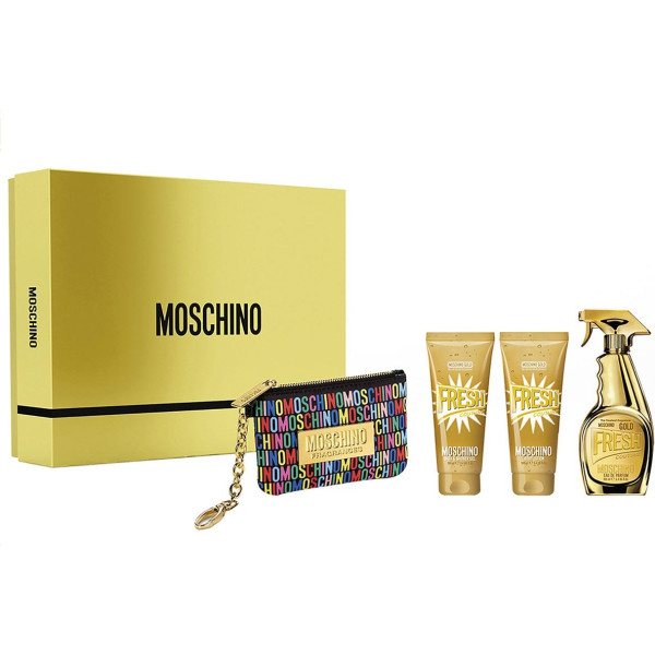 Moschino Fresh Couture Gold Lote 4 Piezas Mujer