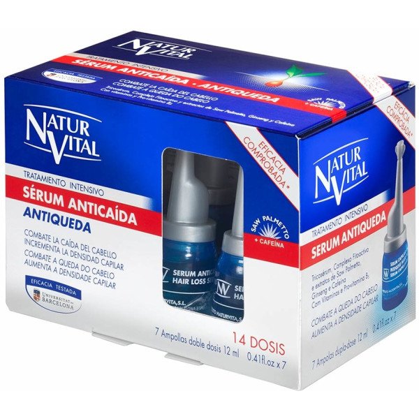 Naturaleza Y Vida Anti-Haarausfall-Serum Intensivbehandlung 7 Ampullen x 12 ml Unisex