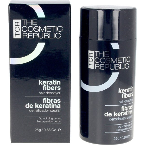 The Cosmetic Republic Fibras de queratina fibras para el cabello marrón mediano 125 gr unisex