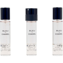 Chanel Bleu Eau de Parfum Vaporizador Twist & Spray 3 Refills X 20 Ml Hombre