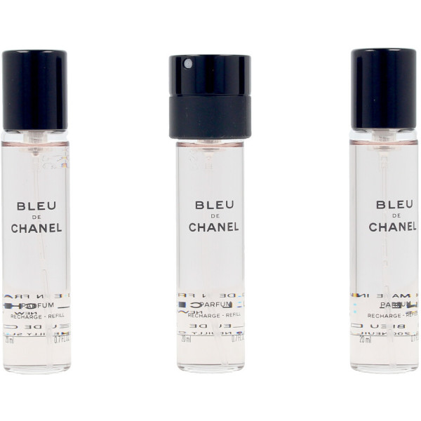 Chanel Bleu Eau de Parfum Vaporizador Twist & Spray 3 Refills X 20 Ml Hombre