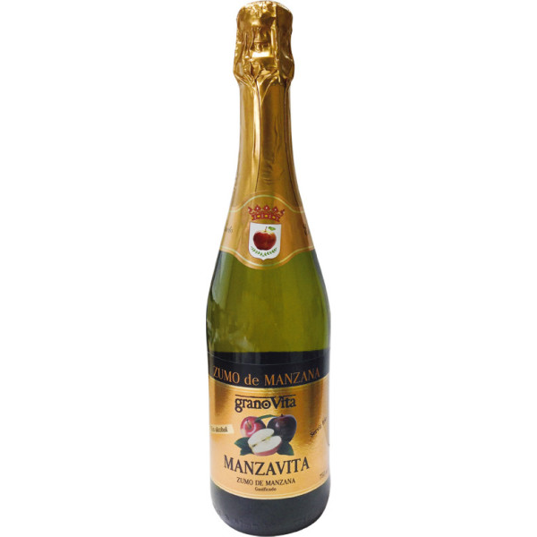 Granovita Zumo De Manzana Con Gas Manzavita 700 Ml