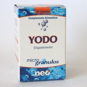 Neo - Jodiumspoorelement In Microgranulaat - 50 Capsules - Voedingssupplement Voor Een Gezonde Huid En Een Goede Hormonale Gezondheid-image