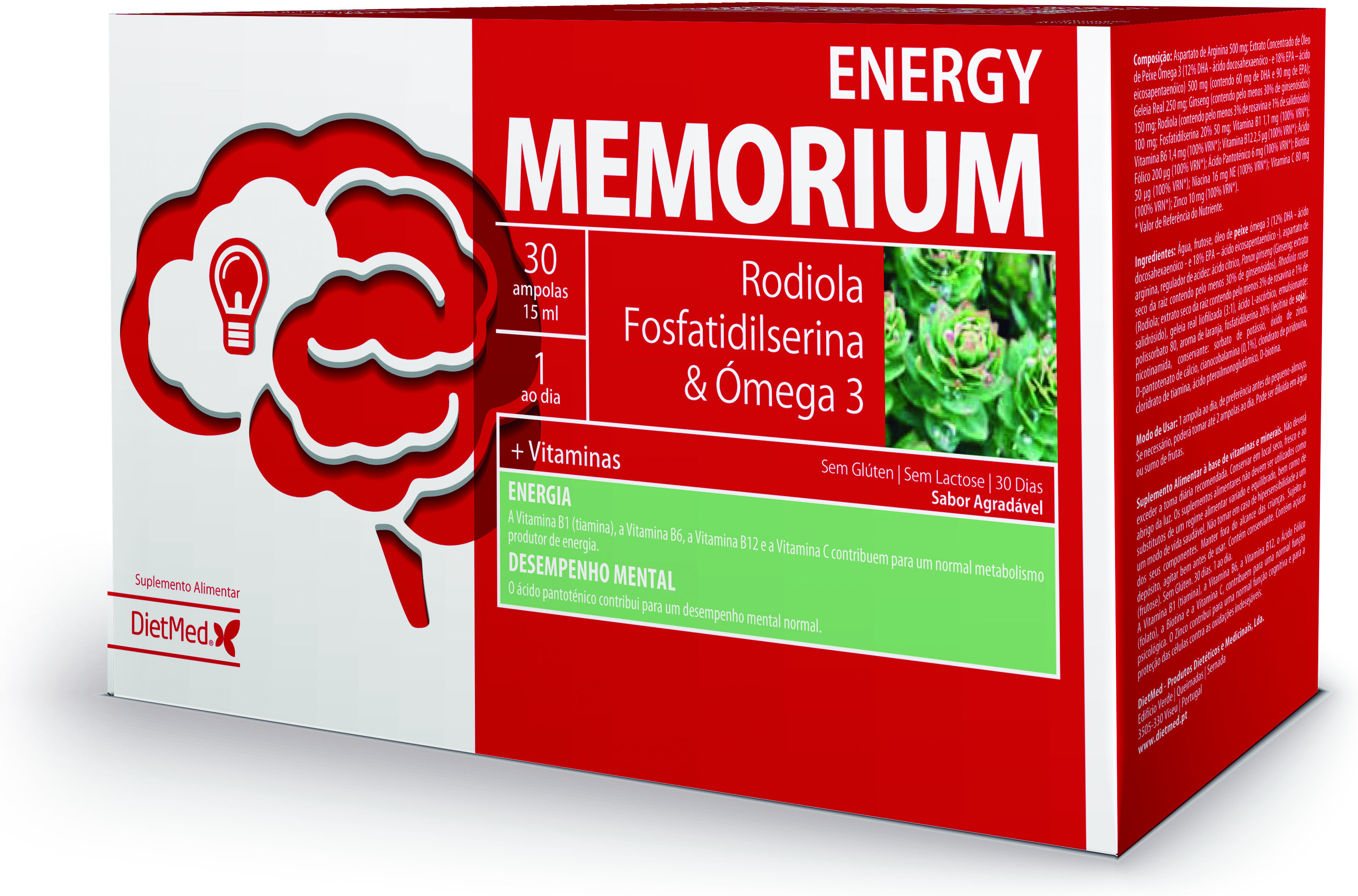 Dietmed Memorium Energy 30 Ampollas-image