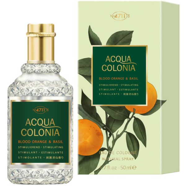 4711 Acqua Colonia Blood Orange & Basilic Edc Spray 50 Ml Unisexe