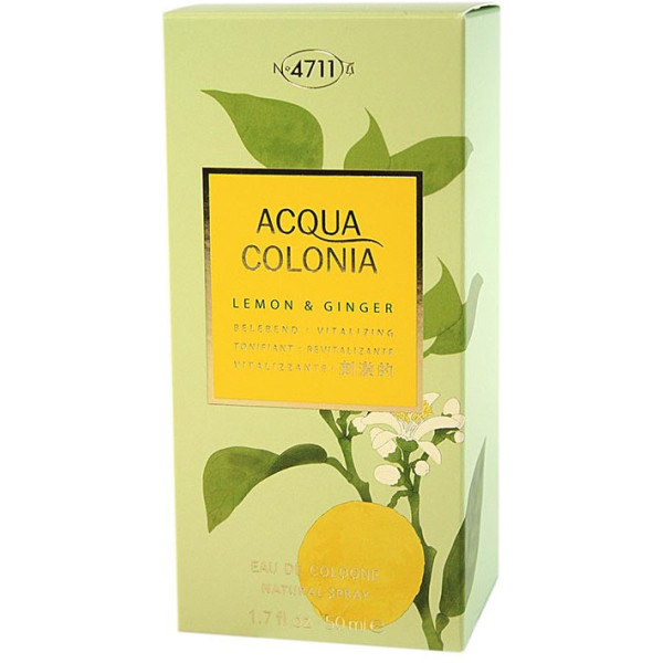 4711 Acqua Colonia Citron & Gingembre Edc Splash & Spray 50 Ml Unisexe