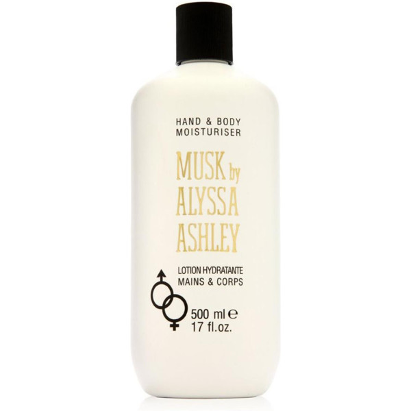 Alyssa Ashley Musk Crème hydratante pour les mains et le corps 500 ml unisexe