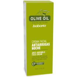 Babaria Olive Aceite Crema Facial Antiarrugas Noche 50ml