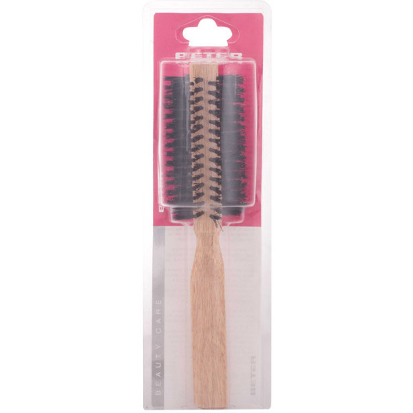 Beter Cepillo Redondo Púas Mixtas Mango Madera Oak 45 Mm 1 Piezas Mujer