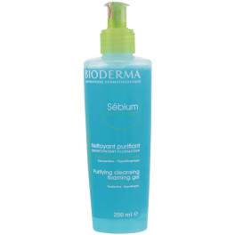 Bioderma Sébium Gel Moussant Nettoyant Purifiant 200 Ml Unisexe