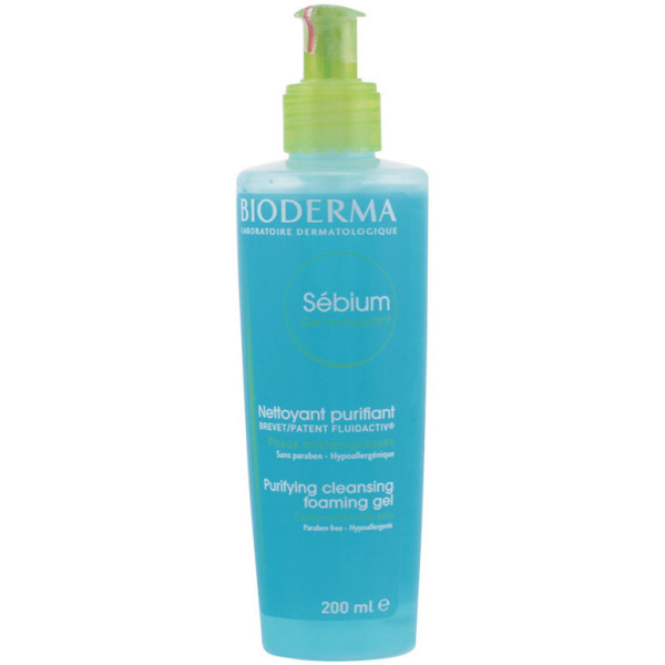 Bioderma Sébium Gel Moussant Nettoyant Purifiant 200 Ml Unisexe