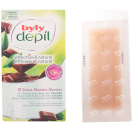 Faixas Corporais Byly Depil Chocolate 12 Unidades Mulher