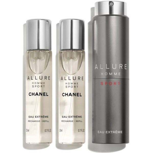 Chanel Allure Homme Sport Eau Extrême Vaporizador Refillable 3 X 20 Ml Hombre