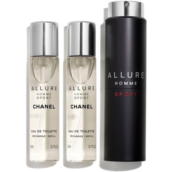 Chanel Allure Homme Sport Eau de Toilette Vaporisateur Rechargeable 3 X 20 Ml Homme